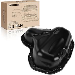 A-Premium Lower Engine Oil Pan Sump with Drain Plug Compatible with Toyota Camry 2010-2017 Highlander 2009-2019 Sienna 2011-2013 Avalon Lexus ES300h 2013-2018 2.5L 2.7L