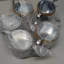 Holibanna 4pcs Vintage Iron Watering Can Flower Vase Rustic Decorative Container for Plants Lightweight Design Stable Base for Home and Garden (9X19CMx2pcs)