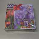 1000 Piece Puzzle for Adults – Collage of Wildflowers, Berries & Mushrooms, Gift-Ready Box, Letters on Back, 8 Jigsaw Puzzle Saver Sheets & Full-Size Poster by GERJATO – Ideal Gift for Loved Ones
