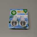 Air Wick plug in Scented Oil 2 Refills, Fresh Waters, (2x0.67oz), Essential Oils, Air Freshener (F002)