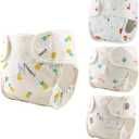 BABESIDE 4 PCS Baby Doll Diapers Underwear for 17-24 Inch Dolls Reusable Doll Diapers Reborn Babys Doll Accessories Fits Baby Doll