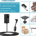 29V2A wall mounted plug-in recliner power supply, universal power supply for lift chairs, recliner sofas, compatible with most brands and models FS2900-2000 ZB-H29002A-C ZBPOWER, with L-shaped adapter