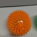 VITEVER 3.5 Squeaky Dog Toy Balls (6 Colors) Puppy Chew Toys for Teething, BPA Free Non-Toxic, Spikey Dog Balls for Medium, Large & Small Dogs, Durable Toys for Aggressive Chewers