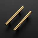 Ravinte 30 Pack 6 inch Cabinet Pulls Brushed Brass Stainless Steel Kitchen Drawer Pulls Cupboard Handles Cabinet Handles 3.75 Hole Center