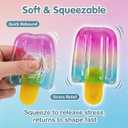 Ice Cream Squeeze Squishy,Summer Party Favors for Kids Adults,Soft Sensory Fidget Toy for Stress & Anxiety Relief,Birthday Gift & Classroom Rewards