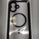 Miracase for iPhone 17 Case 6.3'', Full-Body Bumper Military Drop Protection Outdoor Phone case with Built-in Glass Screen &Camera Control,Easy Installation,No Gap,Compatible with MagSafe,Black