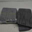 YIHOUSE Memory Foam Grey Bathroom Rug Sets 5 Piece, Ultra Absorbent Bath Mat for Bathroom - Non-Slip Machine Washable & Dry Quickly, 5 Piece Bathroom Mat Set, Dark Grey (1'8" x 3'10" (Rectangular))