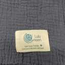 Lulu moon Muslin Quilt Blanket, Crib Blanket for Baby and Toddler,47x47 Inches(Blue) 