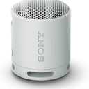 Sony SRS-XB100 Wireless Bluetooth Portable Lightweight Super-Compact Travel Speaker, Durable IP67 Waterproof & Dustproof Shower Speaker, 16 Hr Battery, Versatile Strap, Hands-free Calling, Light Gray