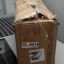 Rubbermaid Commercial Products Slim Jim Trash Can Waste Bin with Venting Channels, Gray, for Kitchen/Office/Workspace, Pack of 4