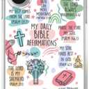 Christian Bible Verses Phone Case Compatible with iPhone 17, Bible Affirmations Phone Cover for iPhone 17