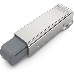 10 Pack Soft Close Motion Damper Mechanism for Full Overlay Hinges, Smooth Slow Straight-Arm, Clip Top Retrofitting Attachment, Cabinet Door Concealed Replacement Hardware Accessories