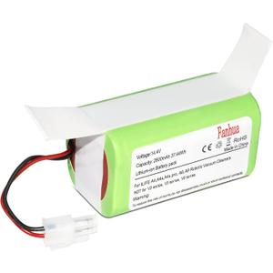 Replacement Battery for ILIFE A4, A4s, A4s Pro, A6, A7, A8, A9, V7, V7s, V7s Plus W400 W400s W450 X620, Y8H4 Ecovacs Deebot CEN660 CR120 CR130 DG800 X500 Robot Vacuum Cleaners, 14.4V/14.8V 2600mAh