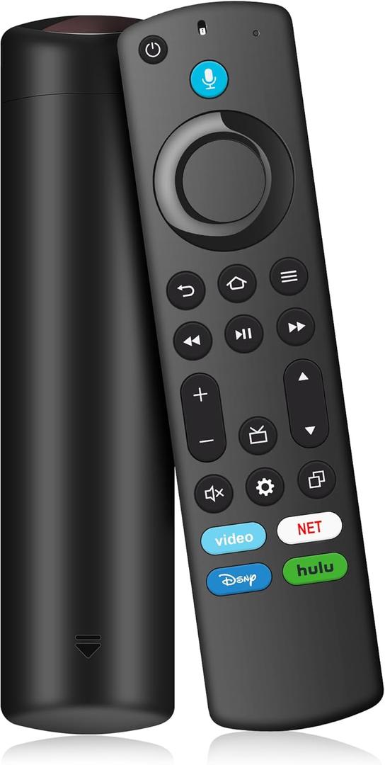 Voice Remote Replacement for All Fire-Series, TV Cube/TV Stick Remote for Fire Smart Stick,TVs Stick (HD, 4K Max, 4K, Lite), Remote for Hisense, Insignia, TCL, Omni, QLED Smart TVs