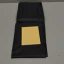 NIGHTON Portable Blackout Curtains 54"70", Strong Hook and Loop Tape Strips with Adhesive, Cuttable Blackout Window Cover, 100% Black Out Material Blinds for Baby Nursery or Travel - Black