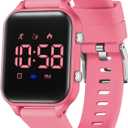 L LAVAREDO Kids Digital Watches for Boys Girls,Waterproof Sport Watch with Pedometer Stopwatch Vibration Alarm for Ages 5-13,No App Fitness Tracker Watch for Kids Teens Birthday Christmas Gifts