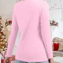 DUTUT Women's Christmas Tree Graphic Tee: Cute Xmas Lights T-Shirt, Merry Christmas Holiday Top S