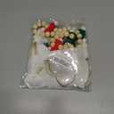 Christmas Green White Red Cute Snowman Xmas Bunting Garland Celebration Hanging Decorations for Holiday Christmas Party Supplies Home Fireplace Wall Window Decor (Green White Red Cute Snowman)