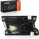 A-Premium Front Left Driver Side Electric Power Window Regulator with Motor Compatible with Land Rover LR3 2005-2009, Range Rover Sport 2006-2009
