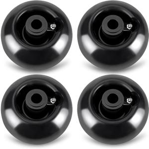LOCOPOW Mower Deck Wheels for Cub Cadet Z-Force SZ60 LZ60 LE60 SZ54 HF1954 HF1748 M48-KH M60-KW 634-3159 01000343 4 Pack
