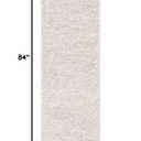 SAFAVIEH Natura Collection Runner Rug - 2'3" x 7', Beige & Ivory, Rustic Farmhouse Design, Handmade Wool, Ideal for The Living Room, Bedroom, Dining Room (NAT182B-27)