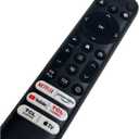 (Upgrade) Besia RC813 Replacement Remote for All TCL Android/Google TVs, Compatible with Q/S/FHD/UHD/QLED Series Without Voice Command