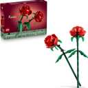 LEGO Roses - Building Toy for Kids, Girls & Boys, Ages 8+ - Artificial, Fake Roses for Home Decor & Display - Gift Idea for Plant & Flower Lovers - 40460