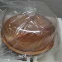 Acacia Wood Cake Stand with Acrylic Dome Lid, Cake Holder with Lid, Dessert Display Stand with Dome Cover, Charcuterie Boards for Cheese, Chips, Fruit, Cake Board, Cake Plate for Party, Wedding
