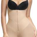 Lover-Beauty Fajas Colombianas Shapewear for Women Tummy Control Body Shaper Faja Postparto Para Mujer Post Surgery (Large, Beige)