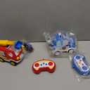 Lehoo Castle Remote Control Car for Toddlers, Fire Trucks for Toddlers 3-5, Remote Control Police Car Toy with Sounds & Lights, Toys for 3+ Year Old Boys, Gifts for 3 4 5 Year Old Boys Girls