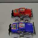 Light-Up Monster Truck Toys (2-Pack) – Push-&-Go Cars with Glowing Wheels – Birthday Gift for Toddlers, Boys & Girls Ages 3+ – Durable Friction-Powered Trucks 