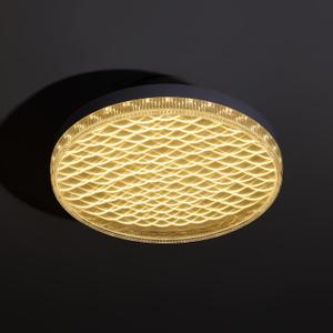 E26 to E26 Screw-in LED Ceiling Light 12 Inch White Flush Mount Light Fixture with Memory Function for Basement Garage Shop 3 Color Changing White Light 48W (Warm/White/Daylight)