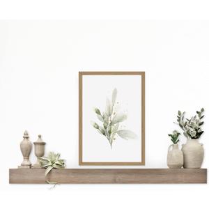 MCS 72-Inch Mantel, Master & Co Antique Natural Finsh Solid Wood Floating Fireplace Mantel, Long Floating Shelf for Livingroom with Wood Cleat Hanging System, Photo and Home Decor Display Shelf