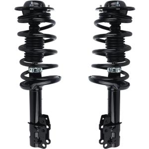 Autoround Front Complete Struts w/Coil Spring Assembly Compatible with Chevy Malibu 2004-2012, Pontiac G6 2005-2010, Saturn Aura 2007-2009 172199 172200 Shock Absorber