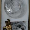 Vintage Pendant Light - Bronze Gold Pendant Lights Kitchen Island with Floral Glass, Brass Penant Lighting Fixtures with Adjustable Hanging Chain for Kitchen, Dining Room, Entryway (9.45in-pendant)