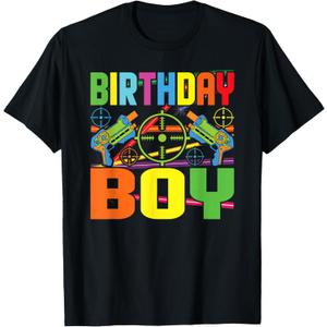 Birthday Boy Laser Tag T-Shirt, Size S