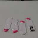 NEW! Pom Pom Socks Girls (4 Pair) Youth - Lowcut Ped Athletic Socks - Fits Kids Shoe Size: 9-3