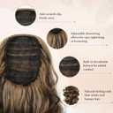 Flufymooz Ponytail Extension, 14 Inch Short Drawstring Ponytail Hair Extension for Women, Soft Synthetic Pony Tails Hairpiece for Women (Medium Chocolate Brown)
