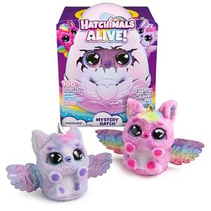 1 Hatchimals Alive, Mystery Hatch Pufficorn, Surprise Interactive Toy & Egg with Mist, Lights & Sounds, Kids Toys for Girls & Boys
