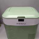 Megiu Car Fridge Portable 12 Volt Refrigerator 23 Quart (22 Liter) Freezer Compressor Cooler 12V/24V DC 110240 V AC for Outdoor, Camping, Travel, Home Use -18~+15 (Green)