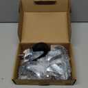 HOLKIE Caster Wheels 3 inch with No Brake Stem Casters, 5/16" -18 x 1-1/2" (Stem Diameter 5/16", Stem Length 1-1/2") Threaded Swivel Casters Set of 4 Heavy Duty Castors Black