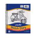 UCreate Sketch Diary, Medium Weight, 9-1/2" x 6", 70 Sheets