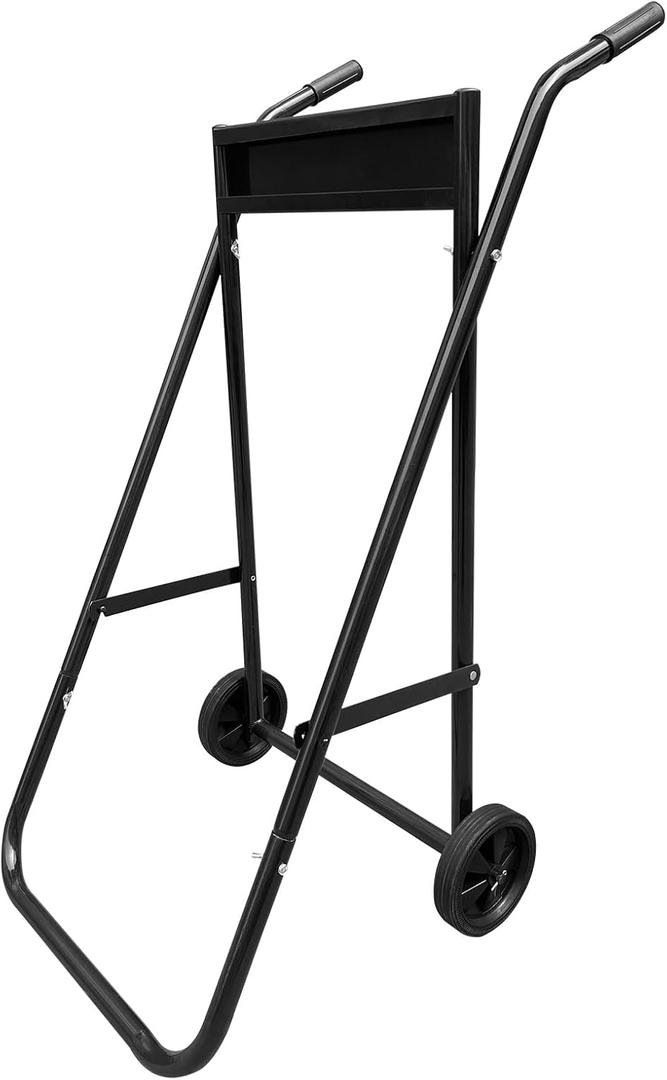 Outboard Boat Motor Stand,165LB Load Outboard Motor Carrier Multi Purposed Portable Boat Motor Engine Trolley for Repair, Maintenance, Storage