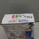 Slushie Cup, 2 Pack Slushy Maker Cup, Frozen Magic Squeeze Cups for Juice Milk Yogurt Ice Cream Make, DIY Cooling Cup with Lid & Straw Cool Stuff Things for Kids Friends Family (Blue+Pink)