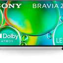 Sony BRAVIA 2 II 55 Inch 4K Ultra HD LED Smart TV with Google TV and Exclusive Features for PlayStation®5 (K-55S20M2), 2025 Model