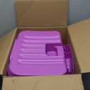 Portable Shampoo Basin for Kids, Baby, Children,Tear Free Hair Washing Basin Tray at Home (Purple)
