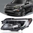 LED Low Beam With DRL Projector Headlight Assembly Compatible with 2016-2022 Honda Pilot LX /2017-2020 Honda Ridgeline/2019-2022 Honda Passport EX-L Left Driver Side 33150TG7A21 HO2502172