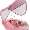 Mambobaby Add Tail Newest Baby Float with Sun Canopy  Special Edition Pink