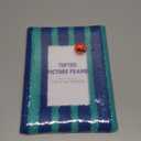 Tufted Picture Frame  Fits 4"×6" Photos Blue & Green 