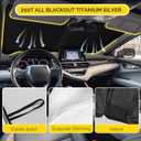 Car Sun Shade for 2010-2025 2026 Toyota 4Runner Windshield Sun Shade, Sun Visor Windshield Screen Cover for 4-Runner Front Window Sunshade Foldable Auto Interior Accessories UV Block to Keep Cool